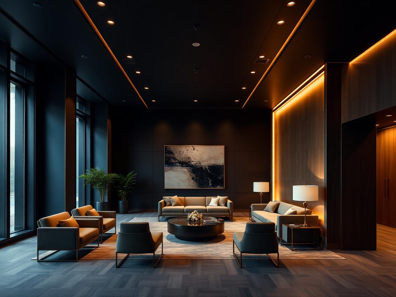 Luxury modern corporate interior